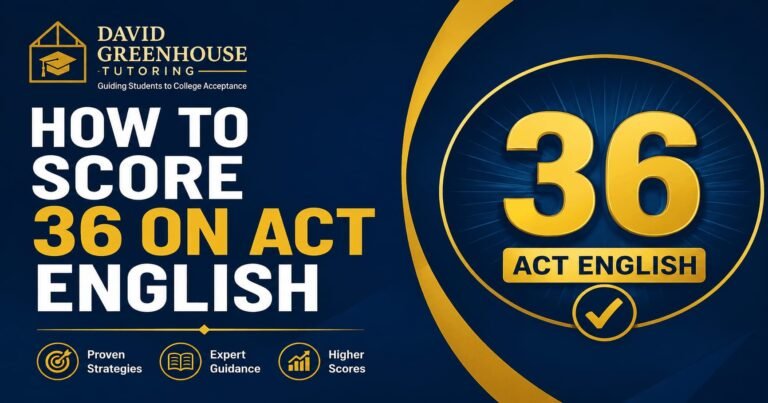 How to score 36 on ACT English — perfect-score strategy guide