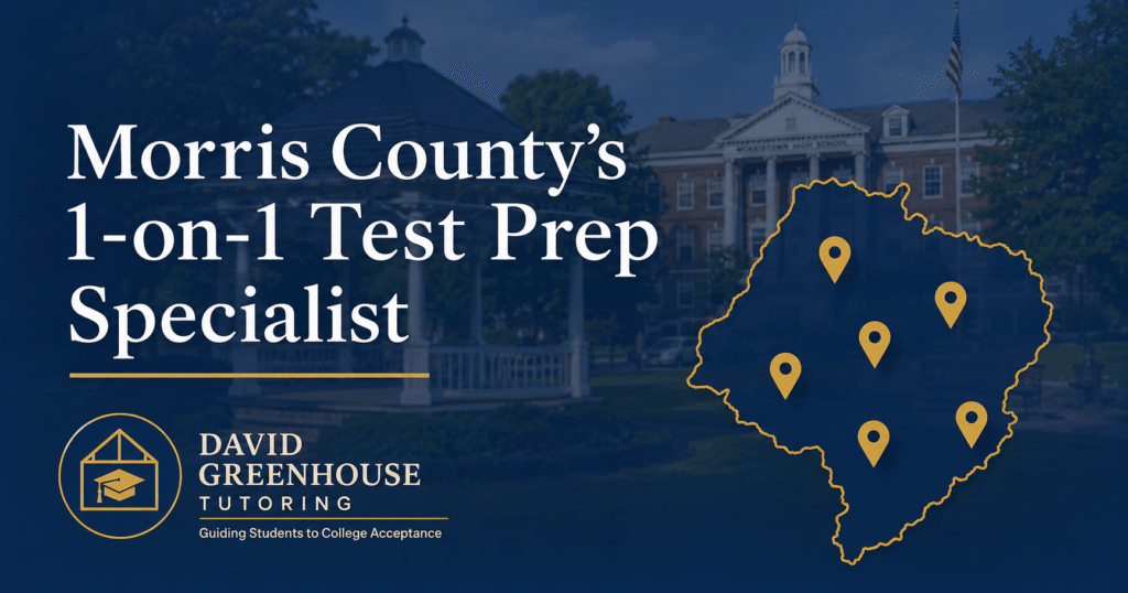 SAT and ACT tutoring in Morris County NJ, one-on-one test prep and college application coaching (1)