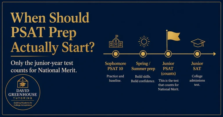 When to start PSAT prep in New Jersey, sophomore versus junior year timeline